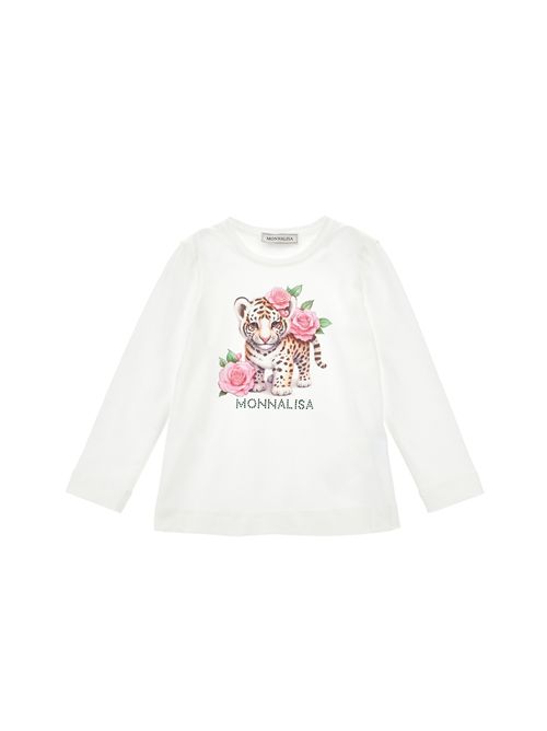 T-shirt, bambina, logata. MONNALISA | 11F627 62020001